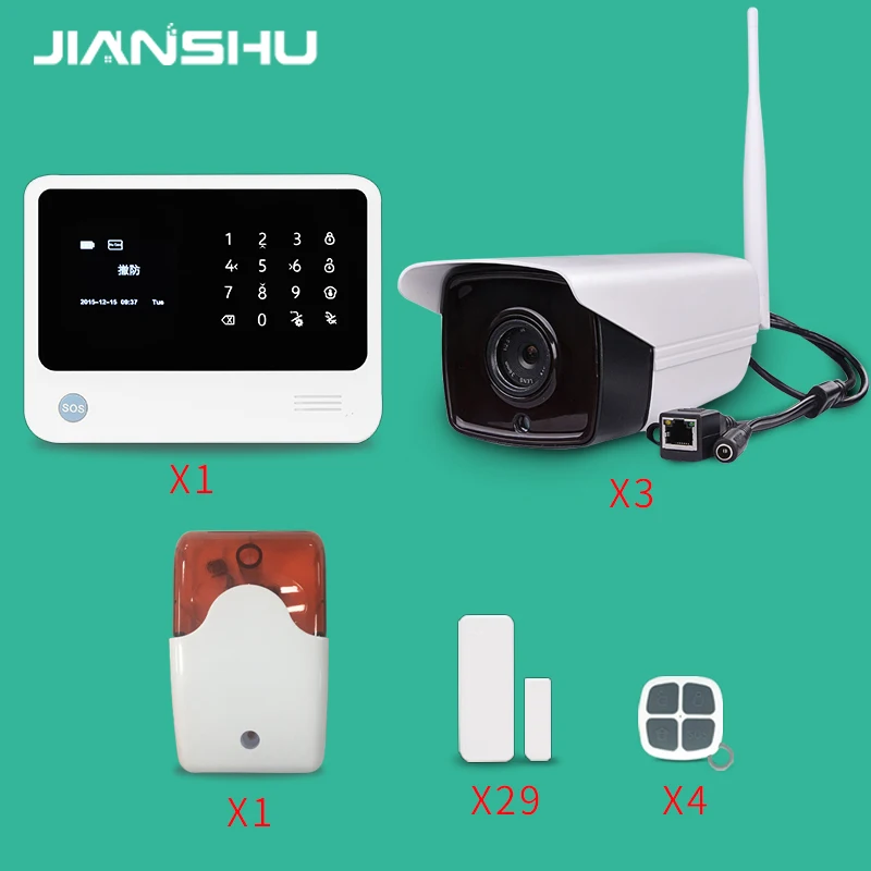 Система охранной сигнализации для Android и IOS приложение умного дома GSM Wi Fi GPRS SMS