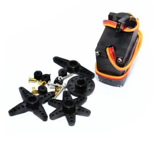 10 шт./лот MG995 55 г сервоприводы цифровой металла Шестерни rc car робот Servo|Детали и