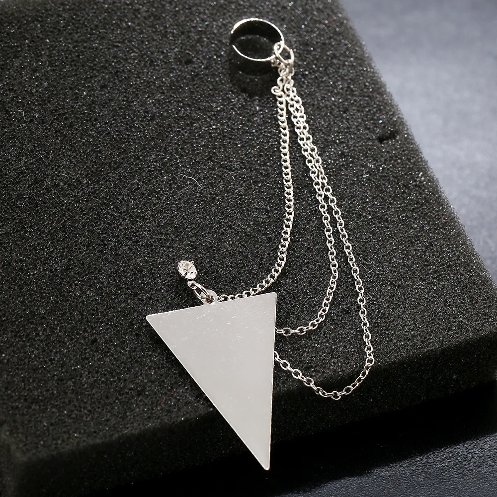 Женские Треугольные Серьги ZLDYOU длинные серьги-подвески из цинкового сплава с