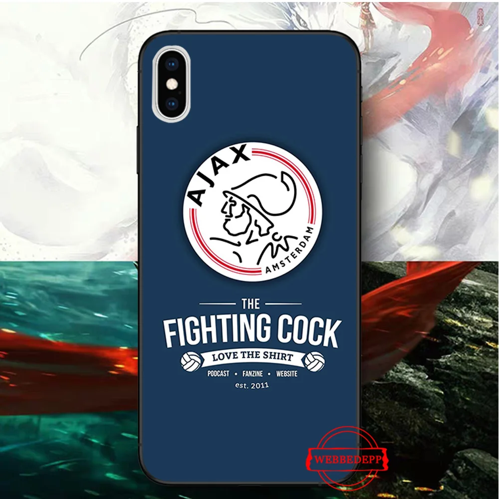 2 Ajax Team силиконовый мягкий чехол для iPhone 5 SE 5S 6 6S Plus 7 8 11 Pro X XS Max XR - Цвет: 2