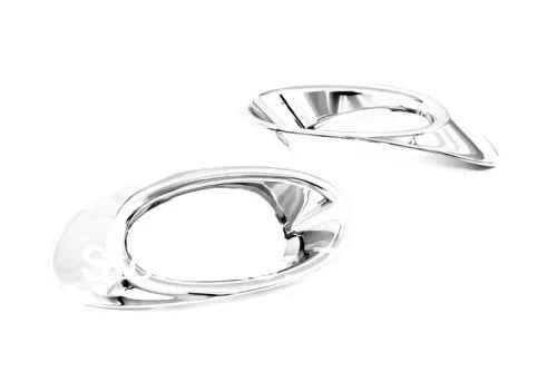 Автомобильный Стайлинг Хромированная передняя противотуманная фара Накладка