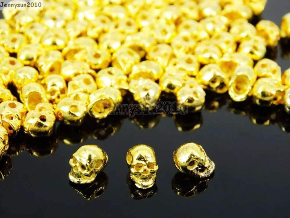 Бусины для подвесок с боковым отверстием Металлические Бриллианты и сережек 50