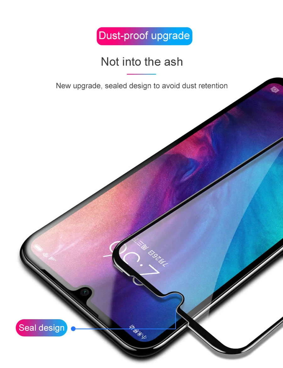 Закаленное стекло для Xiaomi Redmi Note 7 6 Pro стекло Redmi Note 7 глобальная версия 6 5 Pro Защитная пленка для экрана 3D