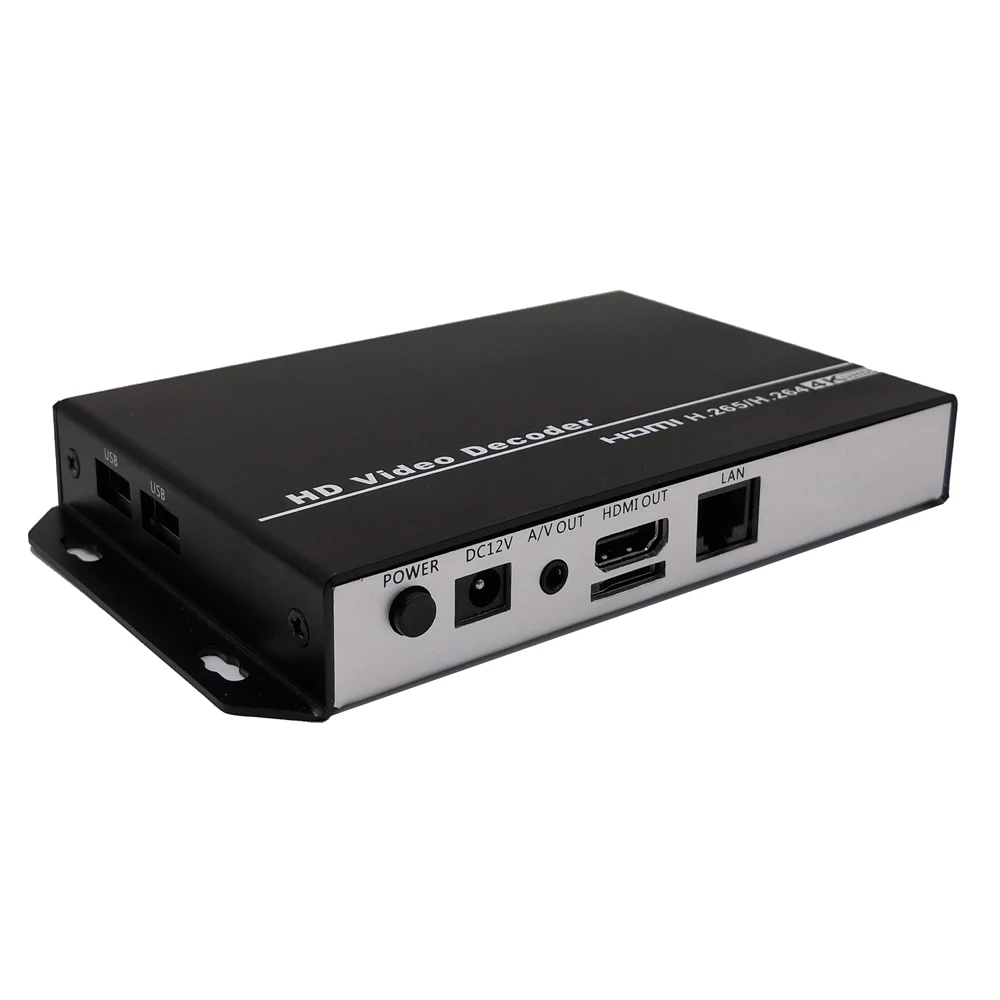 Видеодекодер ISEEVY H.265 H.264 4K декодер IPTV с выходом HDMI CVBS для декодирования сетевого