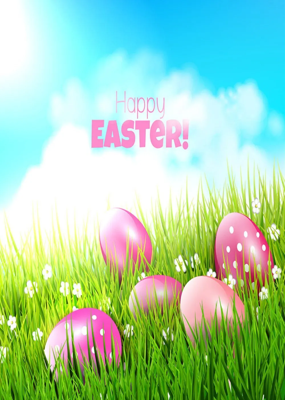 Фон для студийной фотосъемки Счастливая Пасха | Электроника