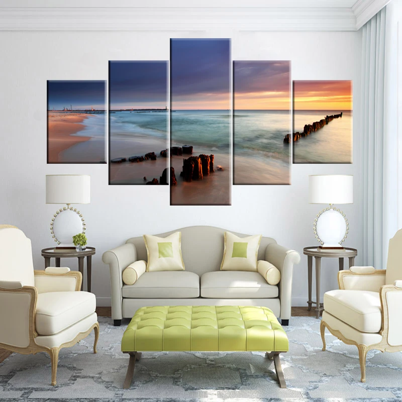 Настенное искусство для гостиной печать художественное оформление стены декор