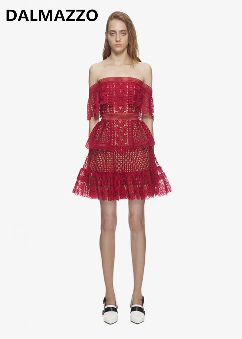 Женское модельное мини-платье SP летнее кружевное вечернее платье высокого