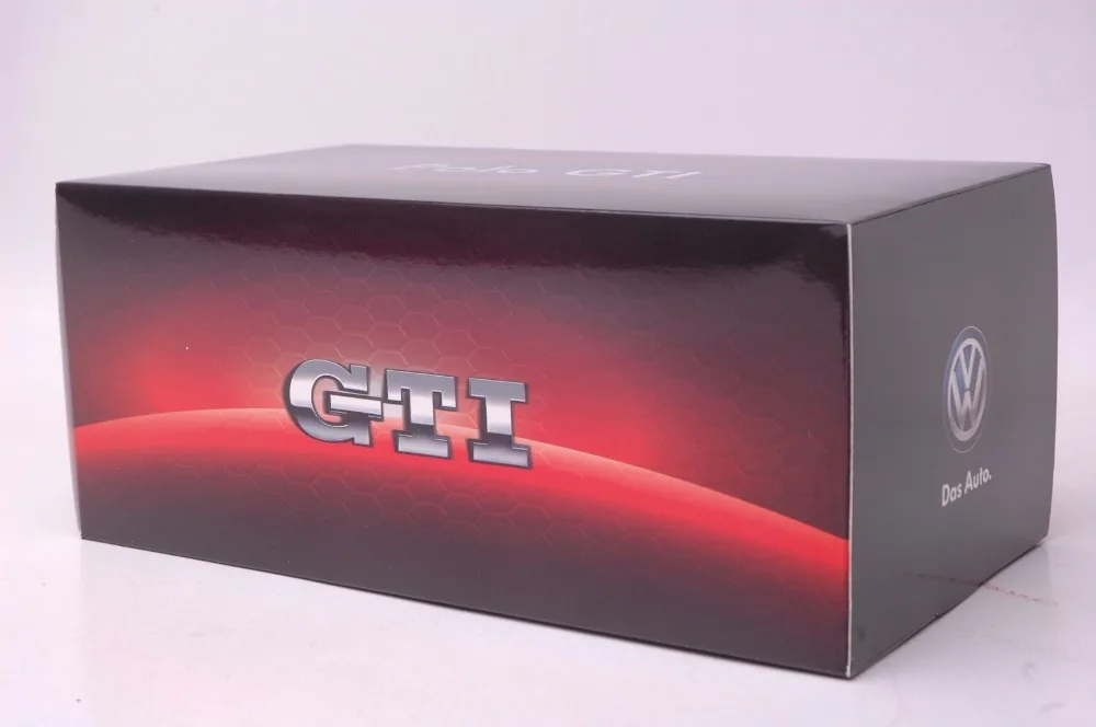 1:18 литья под давлением модель для Volkswagen VW Polo GTI белый сплав игрушечный автомобиль миниатюрная коллекция подарок