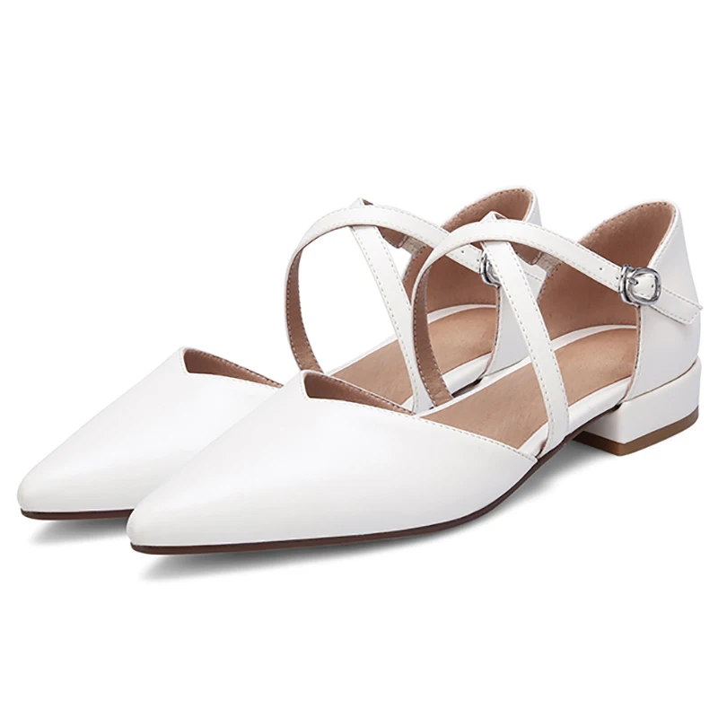 Обувь на низком квадратном каблуке AME сандалии плоской подошве с пряжкой ремешке