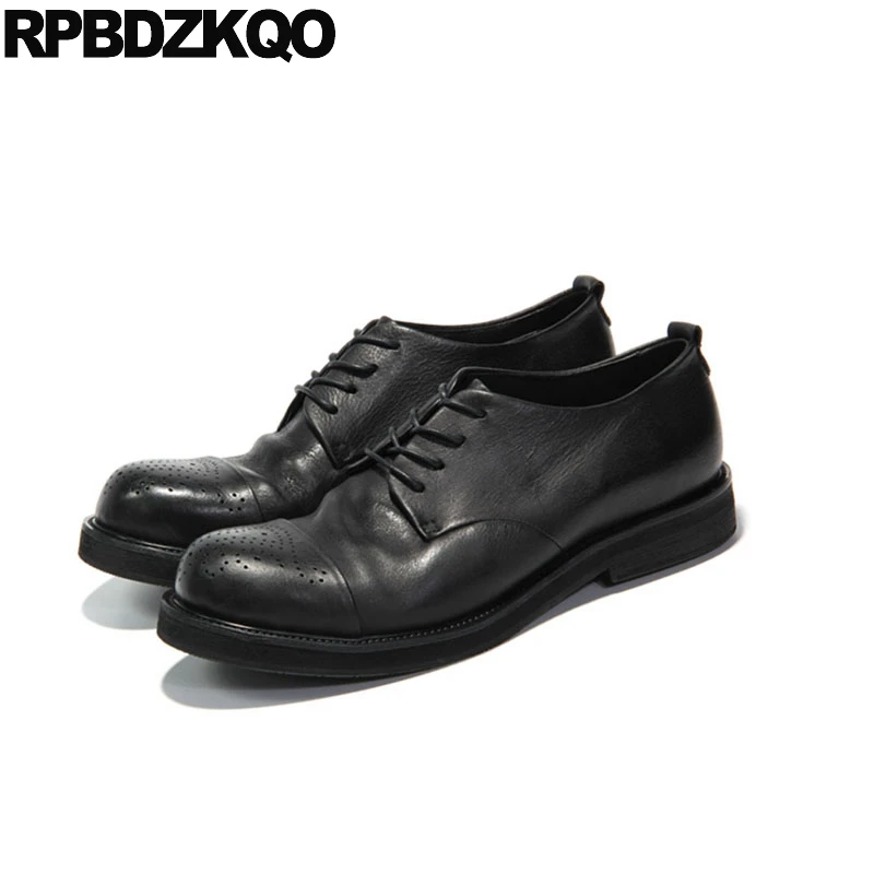 Европейские оксфорды итальянские Броги из коровьей кожи мужские классические