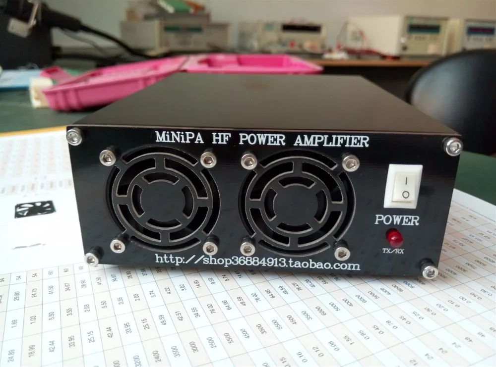 Собранный MiniPA100 Мини 100 Вт усилитель мощности HF коротковолновый усилитель мощности для FT-817 ICOM IC-703 eleccraft KX3 QRP PTT