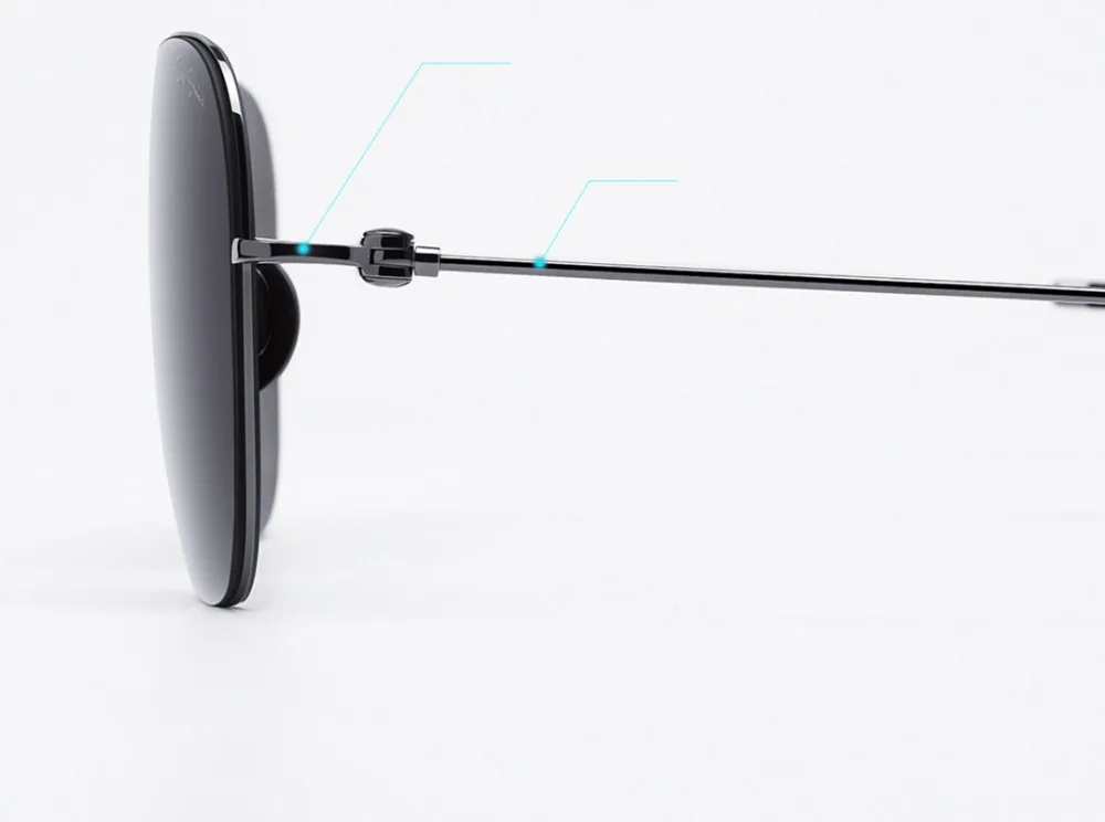 Xiaomi TS фирменные солнцезащитные очки из нейлона, поляризованные линзы из нержавеющей стали, Смарт ретро очки, защита от УФ лучей, для путешествий для мужчин и женщин, H20