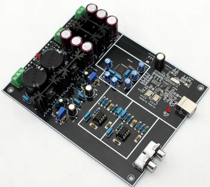 AK4399 + SA9227 DAC USB декодер оригинальная плата и AK4399. Op amp с использованием NE5534|op amp|dac usbdac