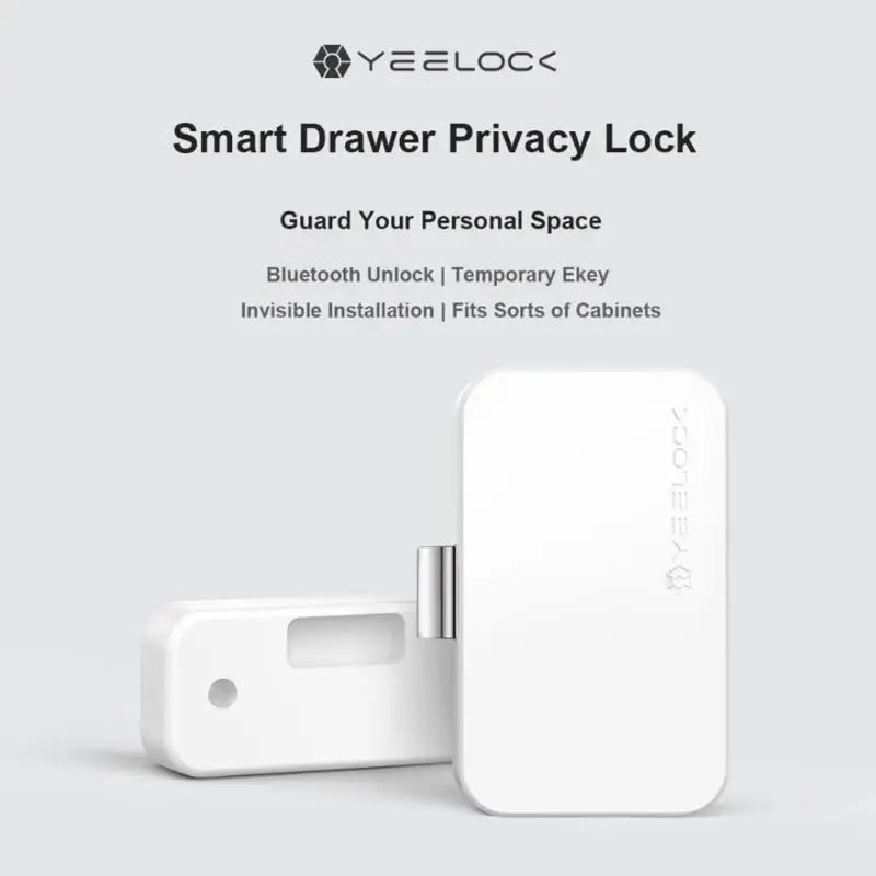 Xiaomi умный дом Электроника Yeelock модули автоматизации ящика шкафа без ключа замок Bluetooth телефон приложение безопасный замок