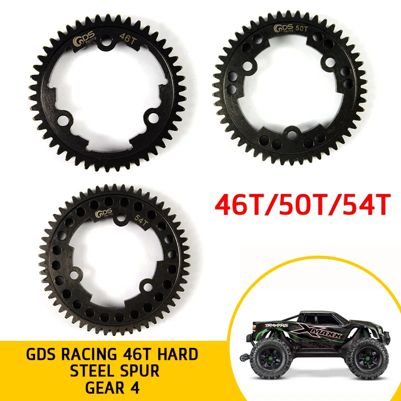 GDS гоночная стальная шестерня 46 T/50 T/54 T Tooths RC Monster Truck Traxxas X-MAXX 1/5 зубчатое колесо с дистанционным управлением игрушки аксессуары для шин