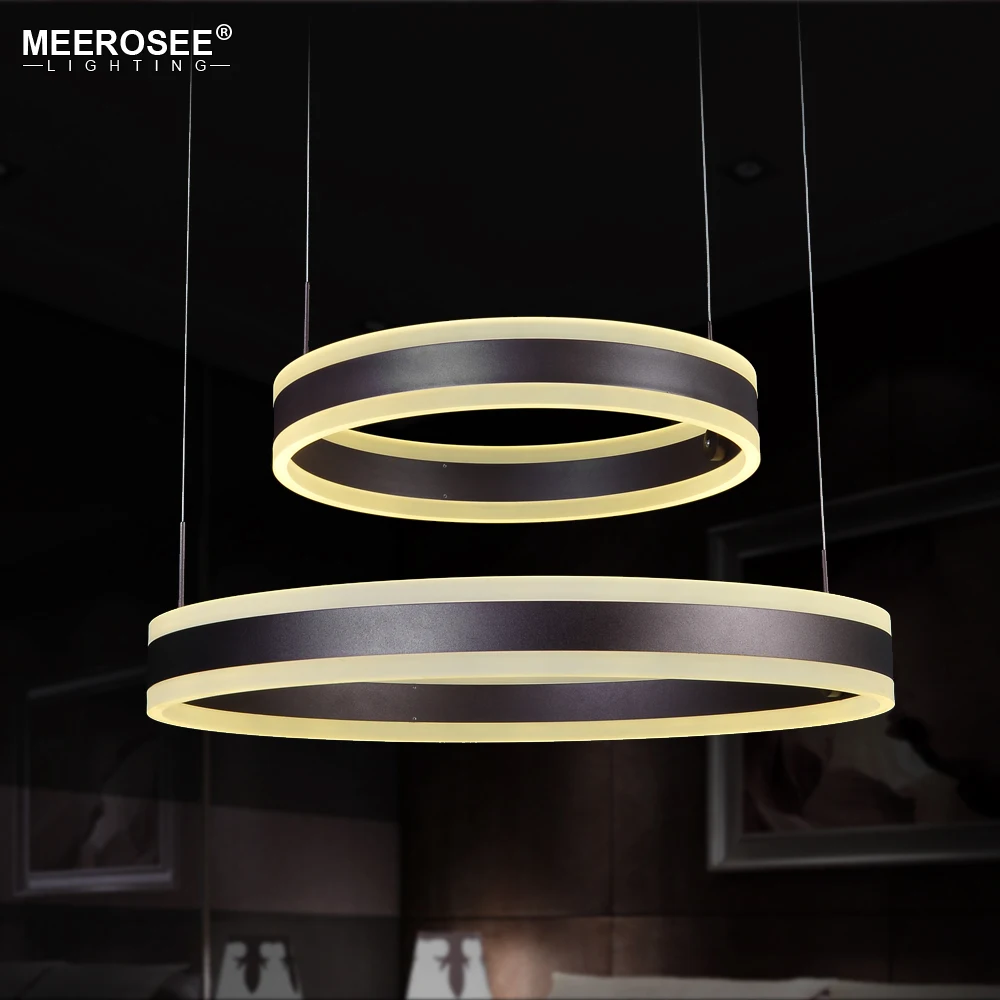 2019 Новое поступление 2 кольца LED подвесные светильники современный подвесной