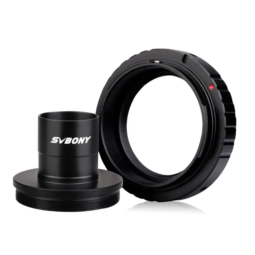 SVBONY SV124 металлический адаптер с Т образным креплением 0 965 дюйма + M42x0.75 для Nikon/Canon| |