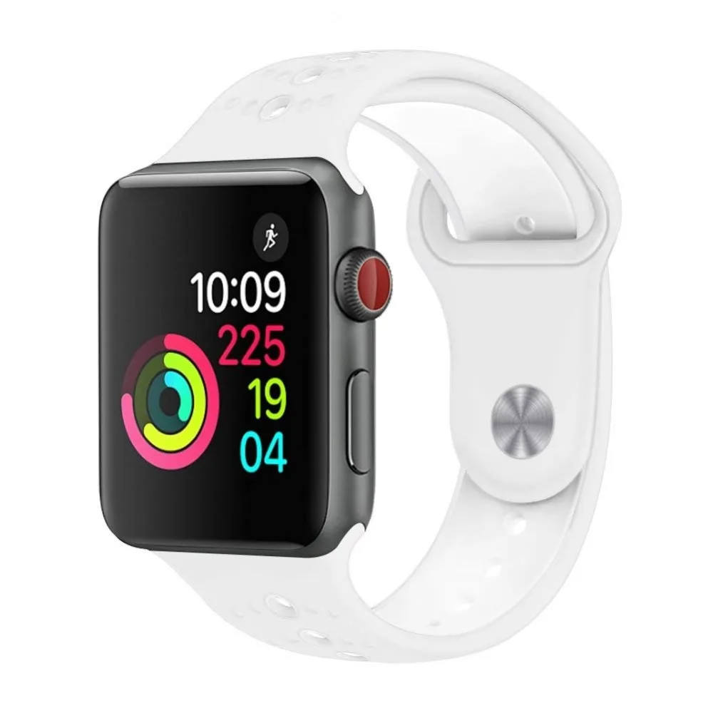 OSRUI спортивный силиконовый ремешок для Apple watch band 4 44 мм 40 мм iwatch band 3 2 1 correa 42 мм 38 мм браслет наручные часы аксессуары