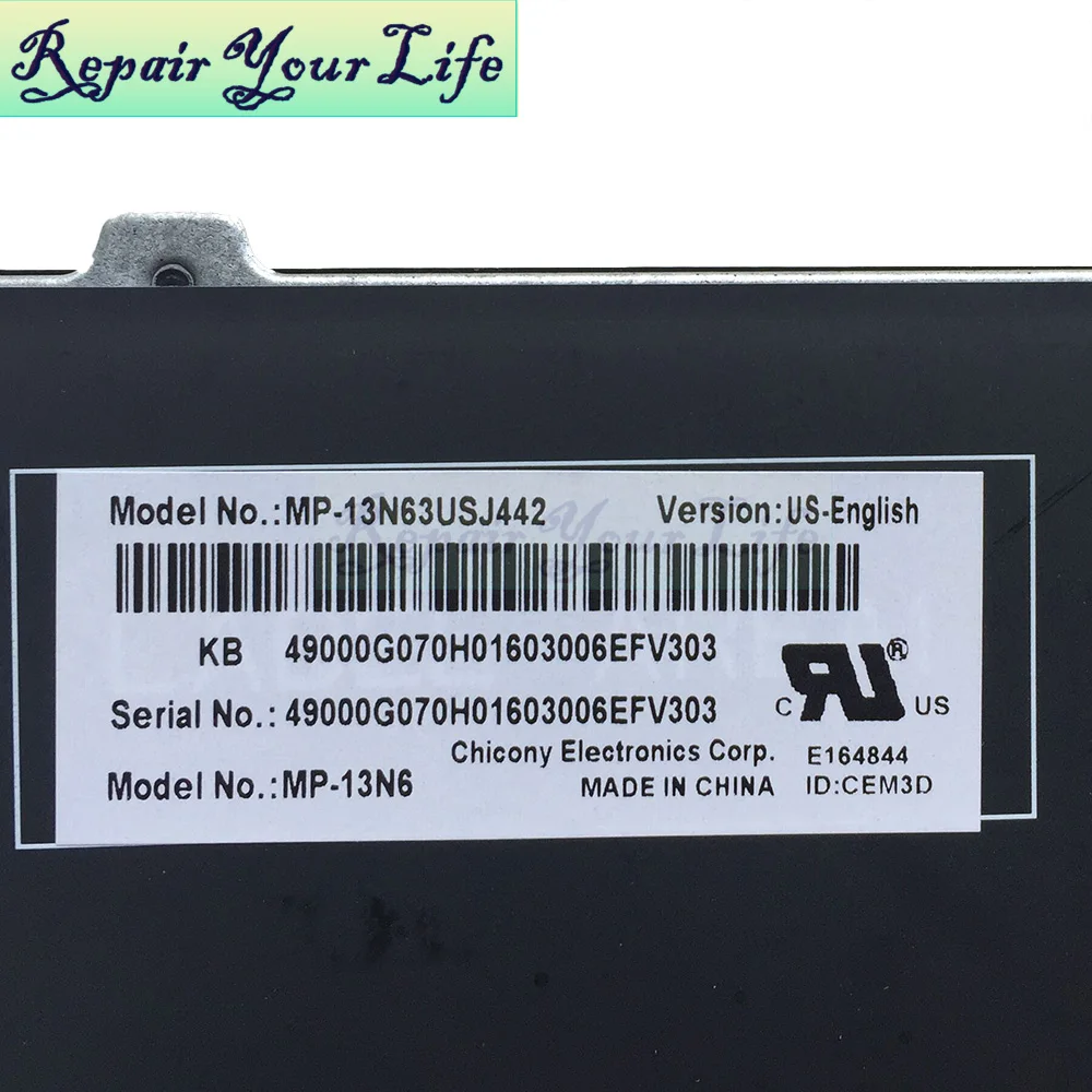 Ремонт You Life Клавиатура для ноутбука Dell Inspiron 14 3000 Series 3441 3442 US макет с подсветкой и