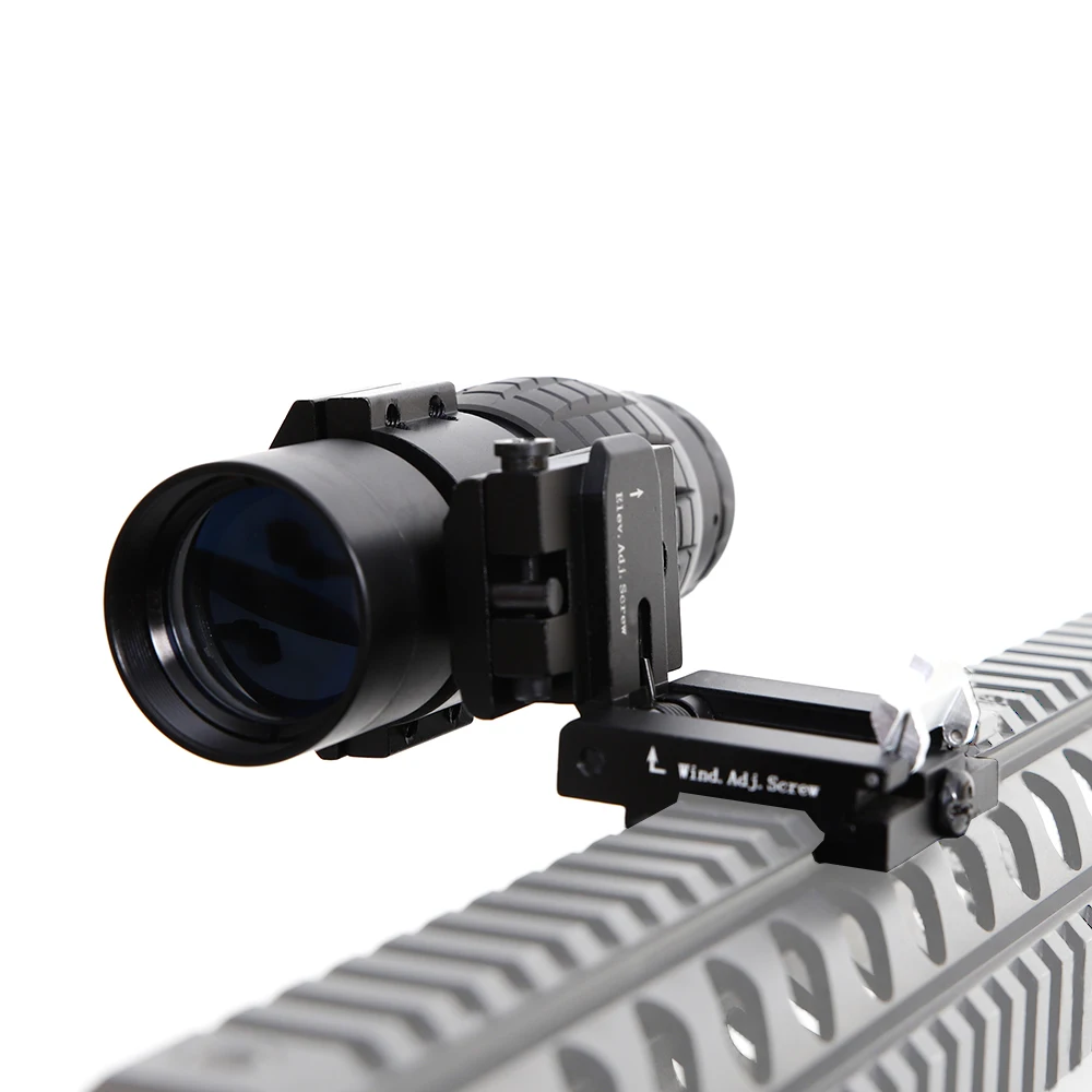 Tactical ET Style 4X FXD Magnifier scopes with Adjustable QD Mount Sight Scope 20mm Picatinny Weaver tactical softair hunting