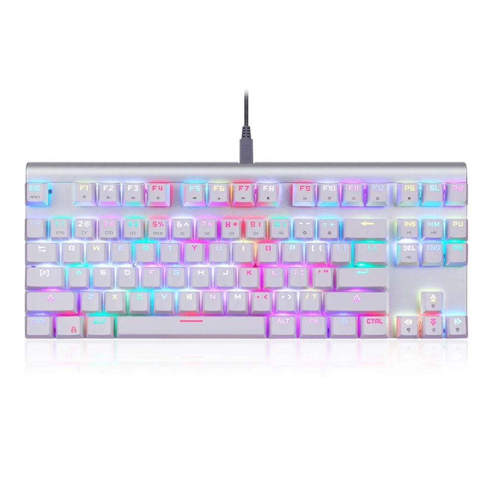 MOTOSPEED CK101 синий/красный переключатель Профессиональная USB Gaming механическая