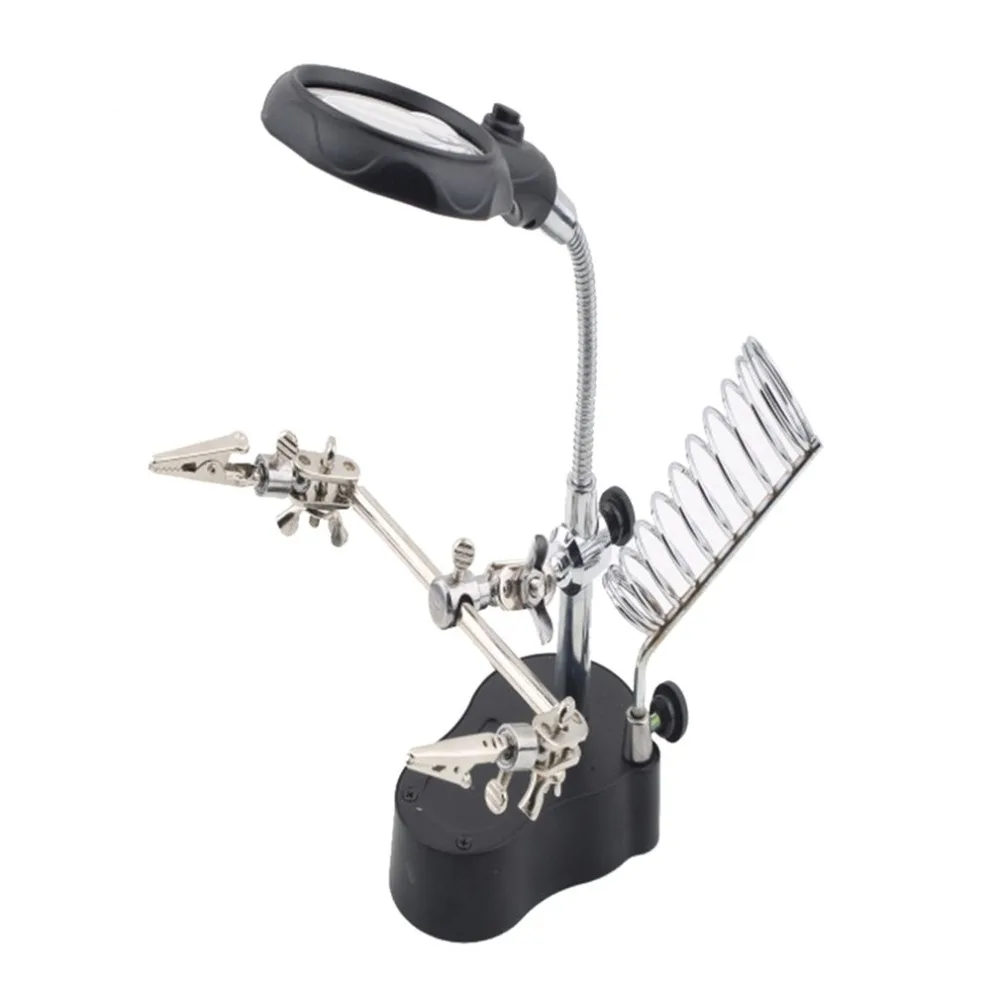 Светодиодный светильник с увеличительным стеклом и настольной лампой 3 5x 12X