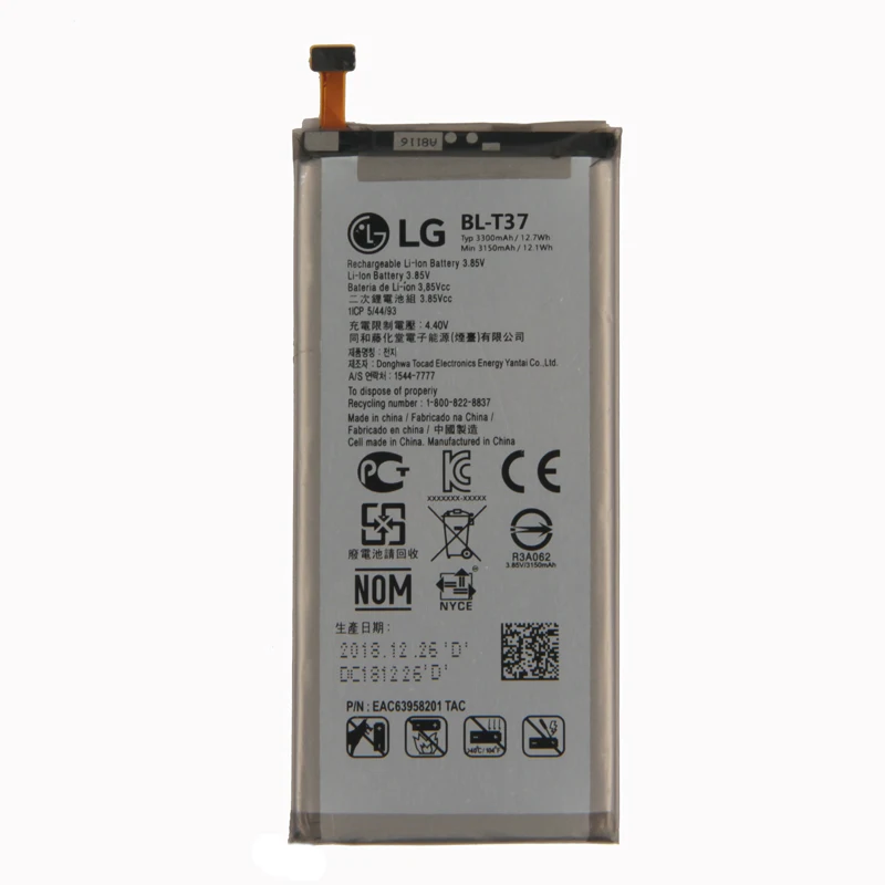 Оригинальный Q Stylo 4 Телефон Батарея для LG Q710 Q710MS Q710CS LM BL T37|Аккумуляторы мобильных