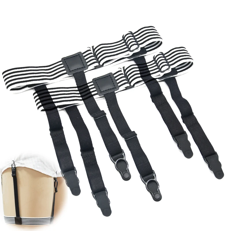 Подвязки для рубашек женские Нескользящие эластичные нейлоновые регулируемые