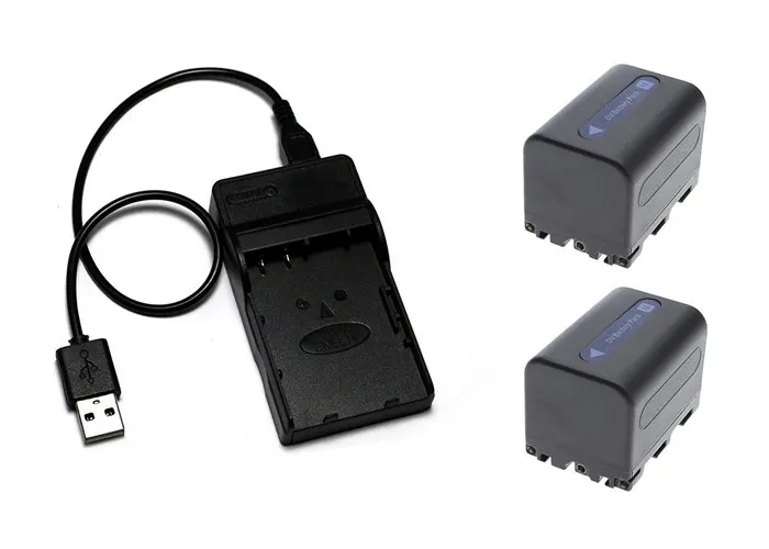 2XNP-FM70 Φ FM70 FM71 QM70 QM71 аккумулятор + USB зарядное устройство для Sony NP-FM71 NP-QM70 PC100 NP-QM71. |