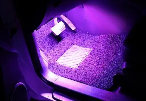 2 шт. светодиодная Зажигалка для автомобиля интерьер атмосфера неоновые огни