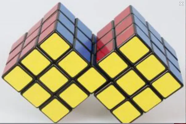 brand new cubetwist in-congiunti cubo magico nero siamesi vincolante giocattolo giocattoli educativi speciali Children Gift Toy | Игрушки и
