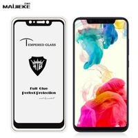 2pcs 9h black full cover tempered glass for xiaomi pocophone f1 screen protector film for pocophone f1 poco f1 protective glass