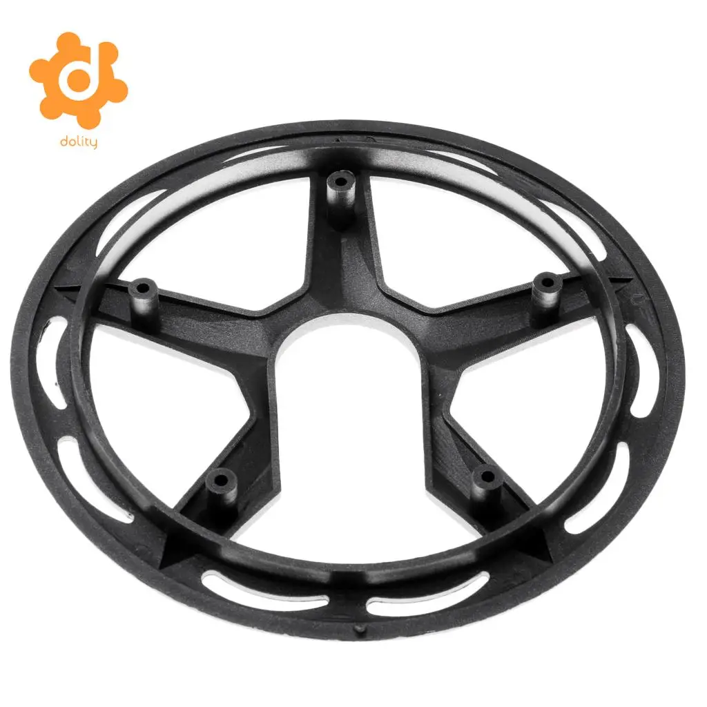 Silvery 5 Hole Прочный 36/42 т велосипедная Звездочка звездочки шатуны гвардии протектор велосипед Chainstay крышка передней звездочки велосипед шатуны гвардии - Цвет: Silvery 5 Hole
