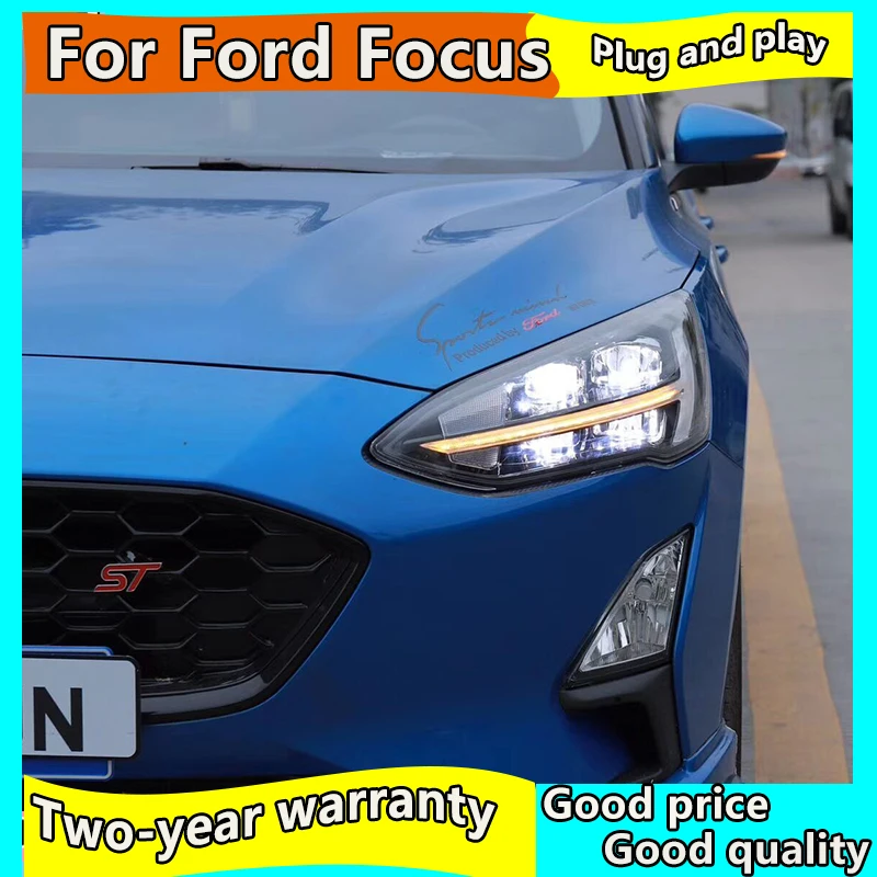 Автомобильный Стайлинг для Ford Focus фары 2019 Новый фокус 5 светодиодный фар