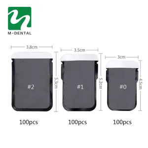 100 оригинальные стоматологические сумки для рентгеновской пленки 0 #1 #2 # рентгеновская пленка, стоматологические расходные материалы