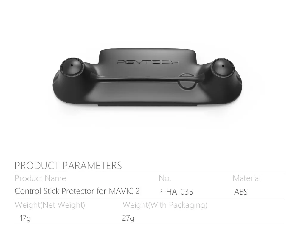 PGYTECH DJI Mavic 2 Pro Zoom посадочная Шестерня Клип держатель пропеллера пульт дистанционного управления палка для большого пальца Защитная крышка для камеры аксессуары