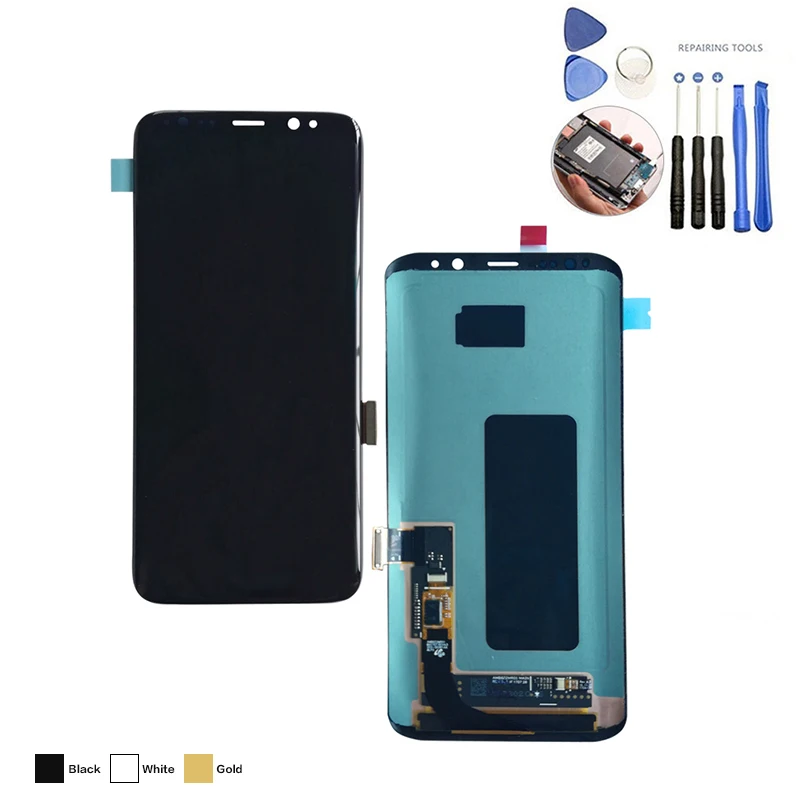 Для samsung S8 плюс S4 i9500 i9505 i9506 i337 L720 S3 i9300 i9305 i747 i535 i9308 Сенсорный экран ЖК дисплей