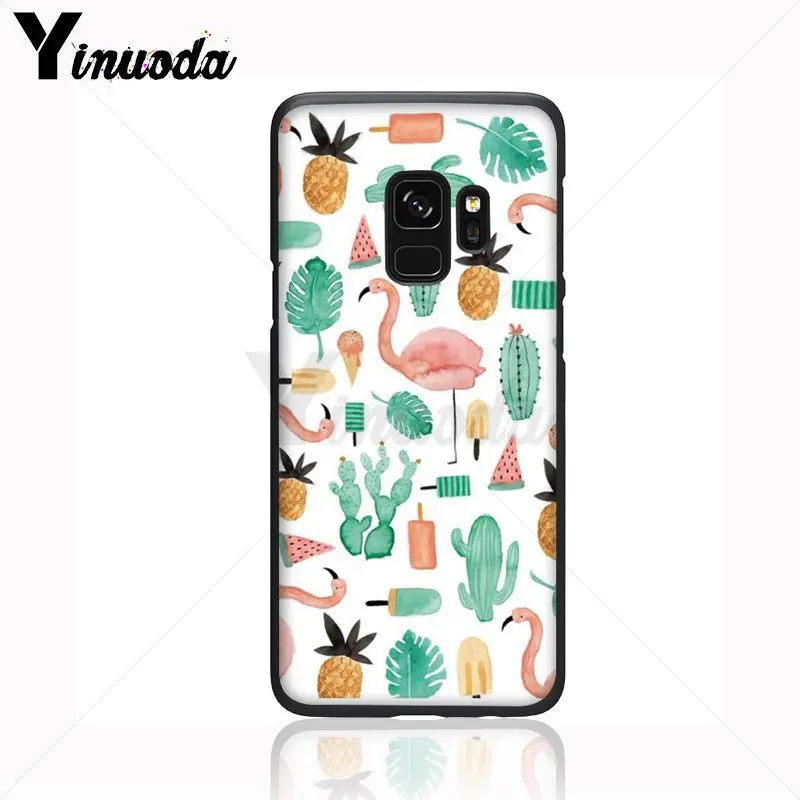 Роскошный чехол для телефона Yinuoda green cactus plant уникальный дизайн чехлы Samsung Galaxy s9 s8