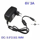 6 В, 3 А, высококачественные ИС-решения, источник питания постоянного тока 6 В, 3 А, 6 в, 52 мА, 18 Вт, светодиодный адаптер питания с вилкой Европейского, американского стандарта X, 1 мм