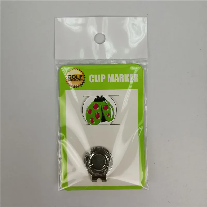 Новый мультяшный маркер божьей коровки с магнитным зажимом для козырька полный