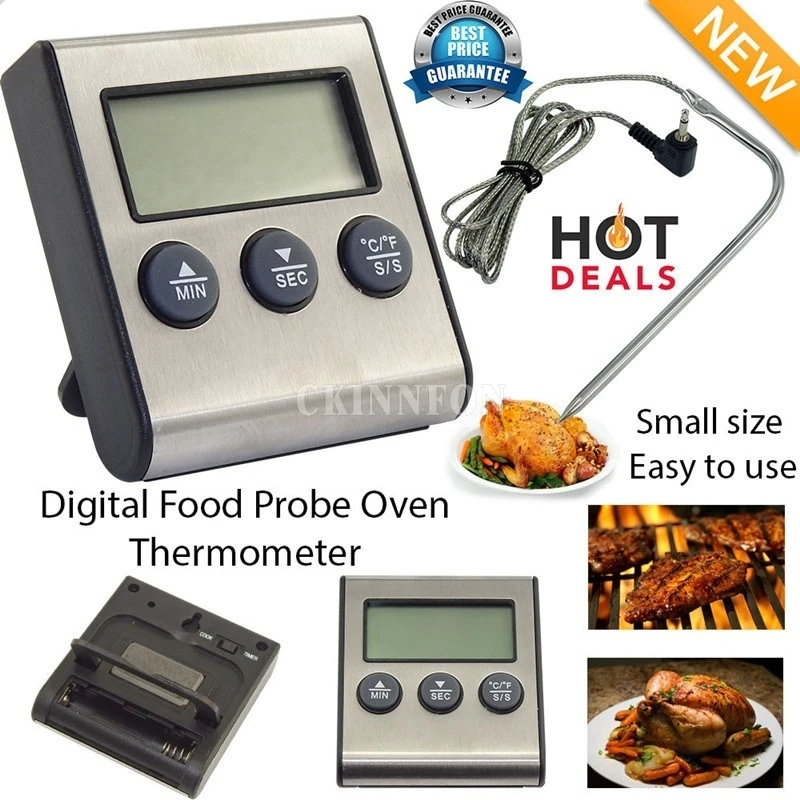 

30Pcs/Lot Digital Kitchen Food Cooking Oven Smoker BBQ Grill Meat Water Probe Thermometer