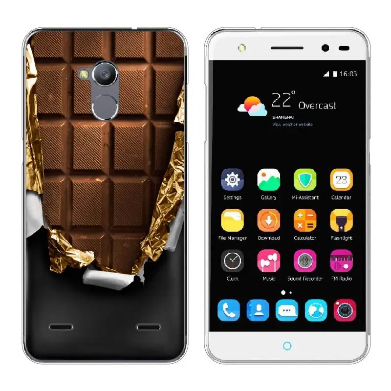 Чехол ZTE лезвие V7 lite чехол Мягкий ТПУ окрашенные силиконовый Lite печать Fundas Conque