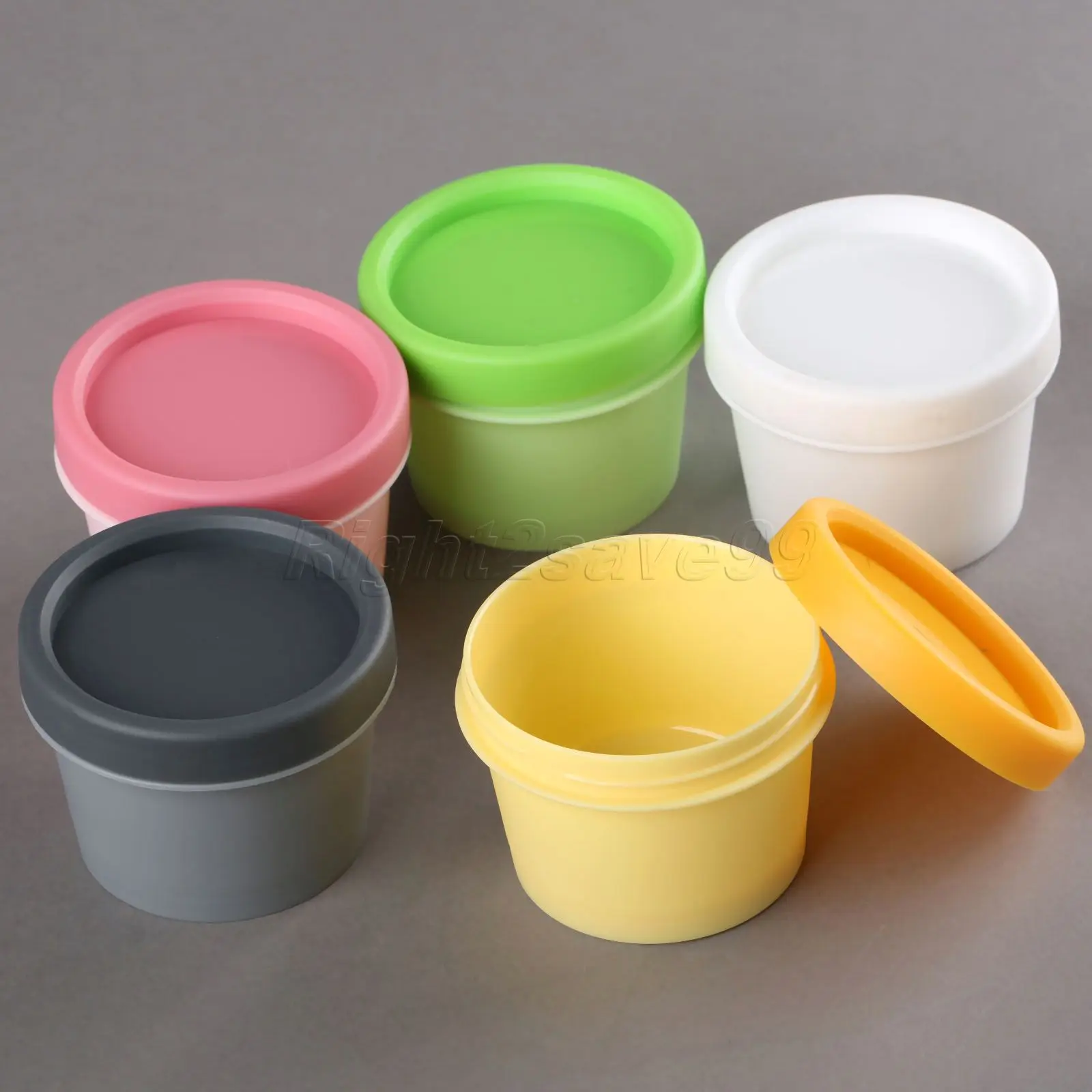 5 шт. 50 г маска для лица косметические контейнеры разноцветная пустая