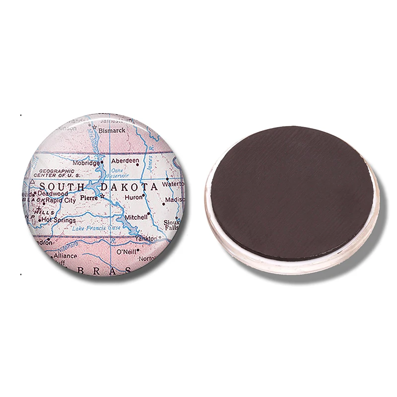PACK OF 1 Королевство Дания карта 30 мм магнит на холодильник copenhen путешествия стеклянный купол магнитные стикеры на холодильник Note держатель домашний декор - Цвет: PACK OF 1
