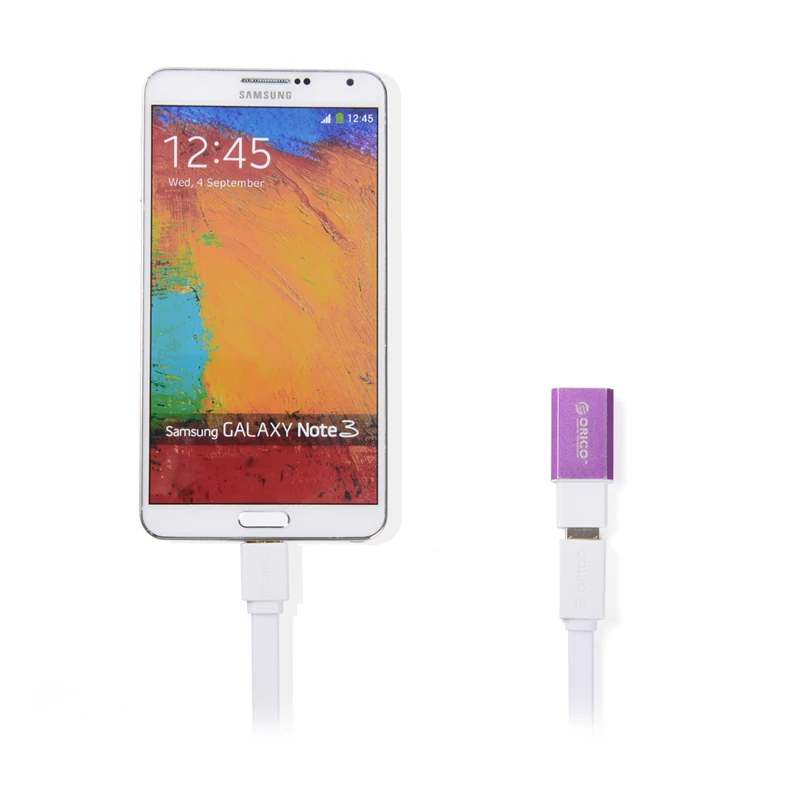 Кабель для передачи данных ORICO USB 3 0 A Male к Micro OTG 15 см SAMSUNG Note3 Black/белый (COF3)|male male|male to