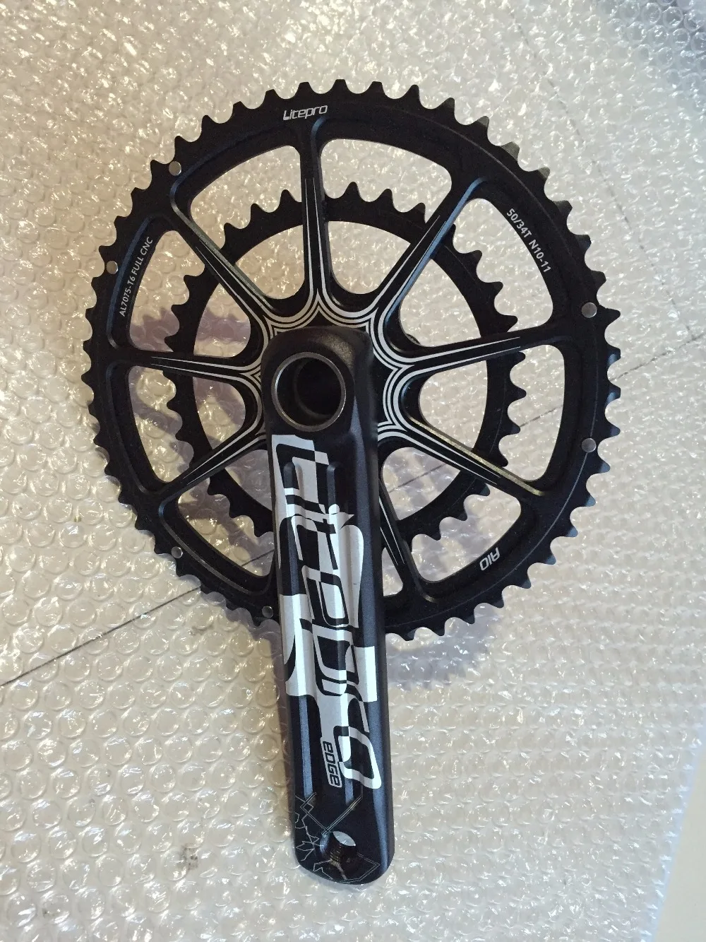 Litepro CNC BMX дорожный велосипед AIO EDGE полый двойной цепной шатун AL7075 T65 Кривошип 170 мм