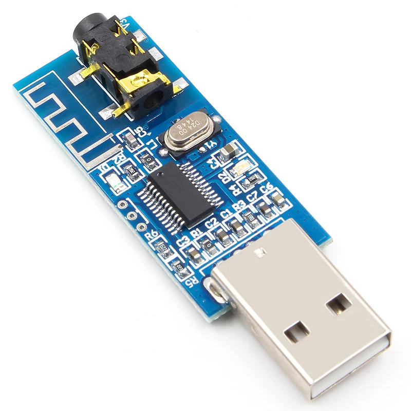 USB Bluetooth 4 0 аудио приемник беспроводной модуль голосовой плеер со светодиодным