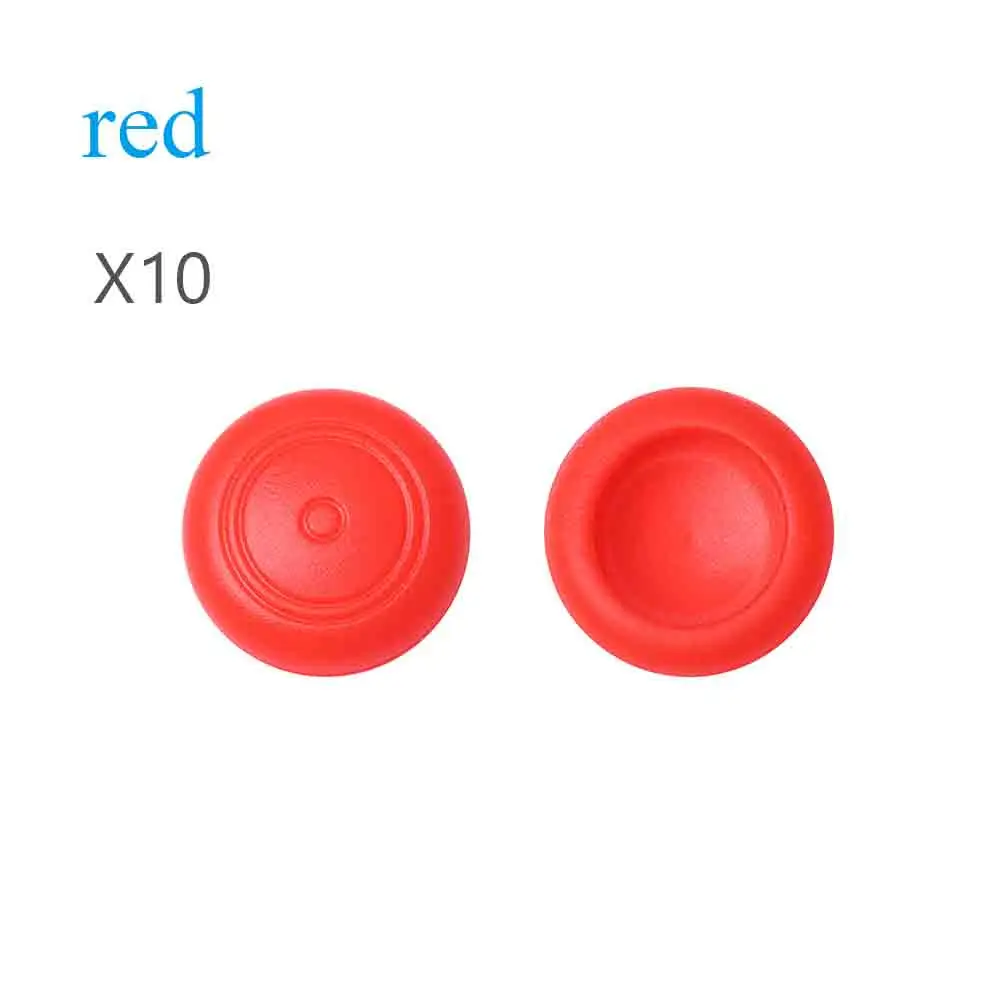 red 2 шт. силиконовая гелевая рукоятка пальца колпачки геймпад аналоговый чехол для джойстика чехол для переключателя NAND контроллер NS Joy-Con ThumbStick - Цвет: red