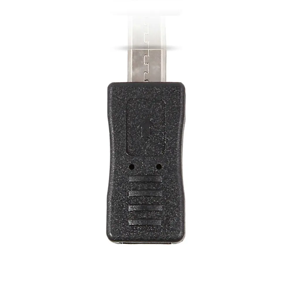 Micro USB мужчина к Mini USB Женский хост-адаптер соединитель конвертер адаптер Черный