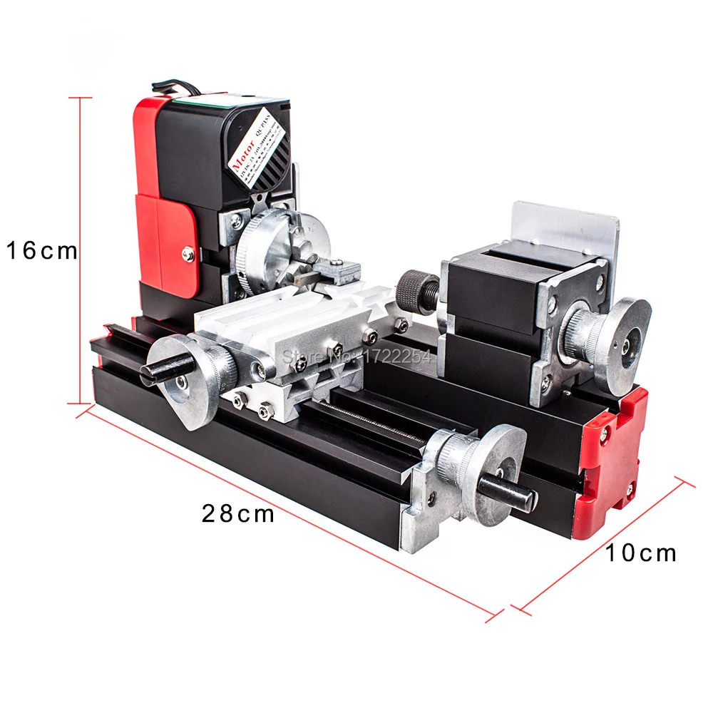 zhouyu CNC Металл Моторизованный Мини токарный станок